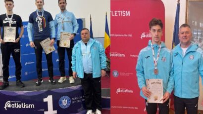 7 medalii pentru atleții de la CS Universitatea Reșița la Campionatele Naționale