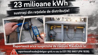 Furturile de energie din rețeaua Delgaz Grid au pus în pericol peste 1.000 de persoane