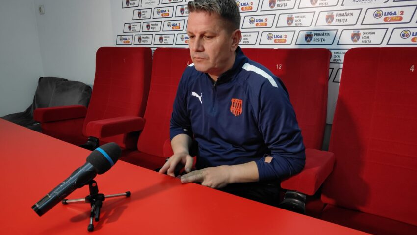 Flavius Stoican nu mai e antrenorul Reșiței! Despărțirea a avut loc cu acordul ambelor părți
