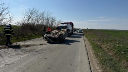 Accident pe DJ 691, între Alioș și Mașloc
