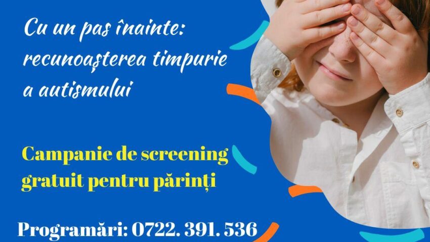 Campanie pentru depistarea timpurie a autismului la Timișoara