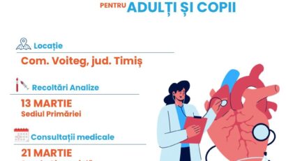 Caravana cu Medici ajunge în Voiteg: analize gratuite și consultații medicale pentru locuitori