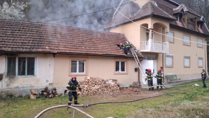 Incendiu la o casă de pe strada Butovăț