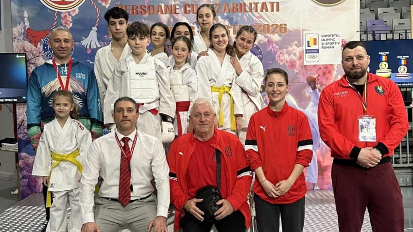 Tinerii karateka de la CSM Reșița, pe podium la Campionatul Național U13