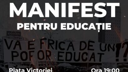 Studenții din România organizează un manifest pentru educație pe 14 martie în Piața Victoriei