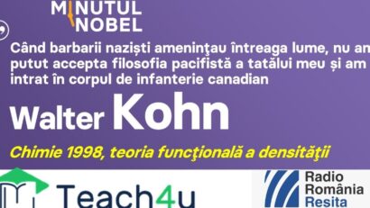 Minutul Nobel – Walter Kohn