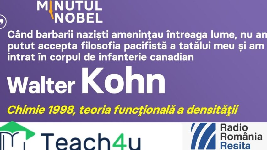 Minutul Nobel – Walter Kohn