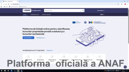 ANAF lansează platforma eLicitaţiiANAF pentru vânzarea bunurilor sechestrate