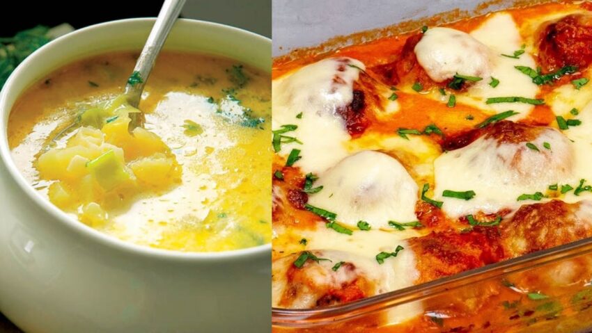 Prânzul de duminică: supă de cartofi și chiftele toscane