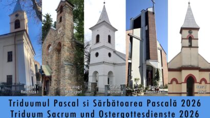 Programul Sfintelor Liturghii de Paște 2026 la romano-catolicii din Reșița și filialele arondate