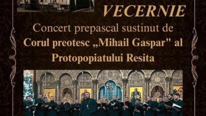 Concert prepascal la Catedrala din Muncitoresc, Reșița – Vecernie și muzică bisericească de excepție