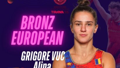 Patru medalii europene pentru luptătoarele României! Reșițeanca Alina Vuc a cucerit bronzul categoriei 50 kg