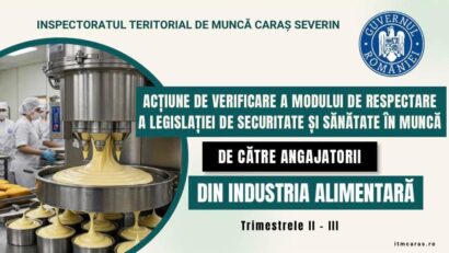Controale ITM în industria alimentară din Caraș-Severin