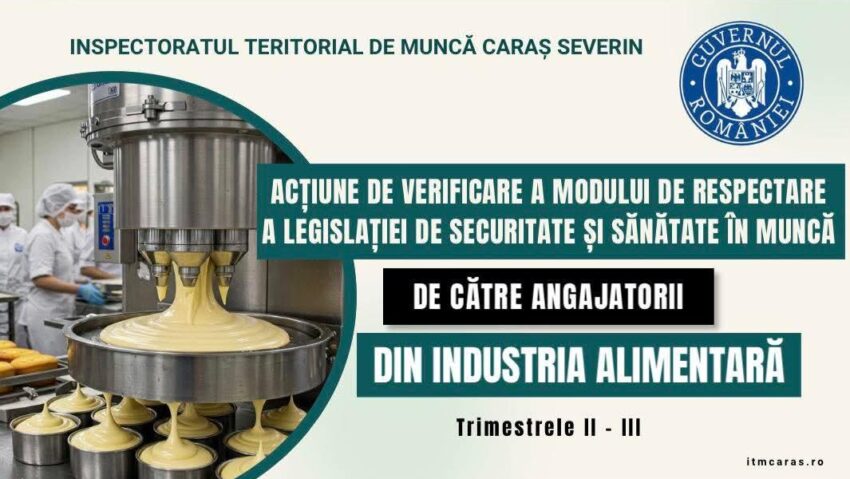 Controale ITM în industria alimentară din Caraș-Severin