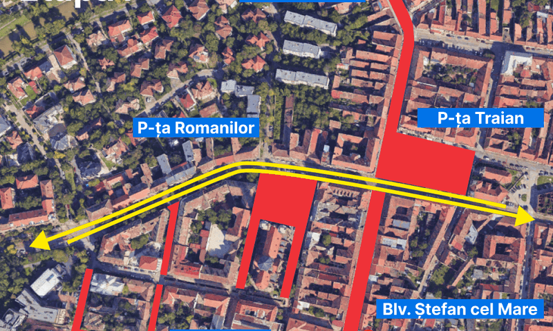 Transportul public din Timișoara, modificat: devieri de tramvaie și linii suplimentare de autobuz în zona Piața Traian