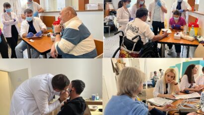 Caravană medicală pentru persoanele fără adăpost, la Timișoara