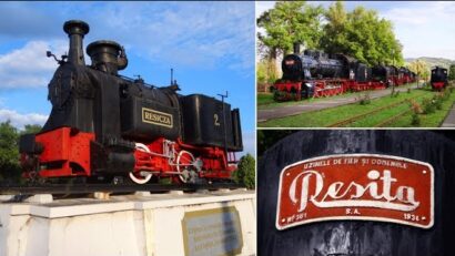 Muzeul de Locomotive din Reșița: 53 de ani de la inaugurarea unuia dintre cele mai importante obiective industriale din România şi din Europa