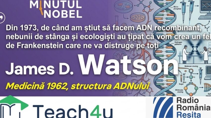 Minutul Nobel – James D. Watson