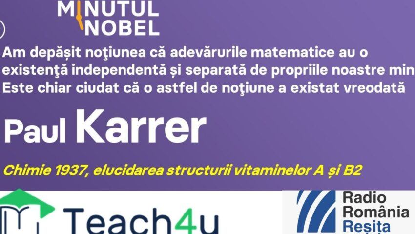 Minutul Nobel – Paul Karrer