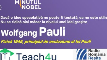 Minutul Nobel – Wolfgang Pauli