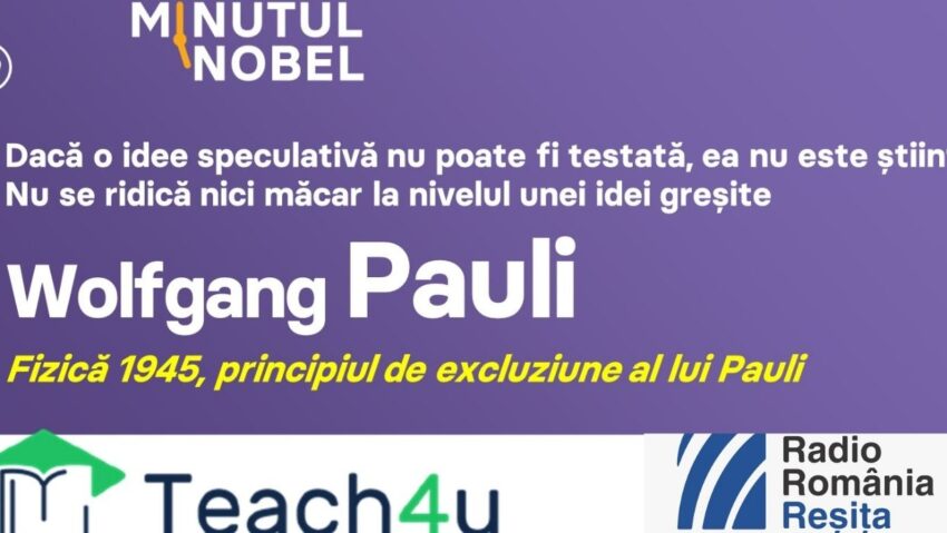 Minutul Nobel – Wolfgang Pauli