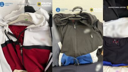 Produse contrafăcute descoperite la Băile Herculane. Polițiștii au ridicat marfă în valoare de 11.000 de lei