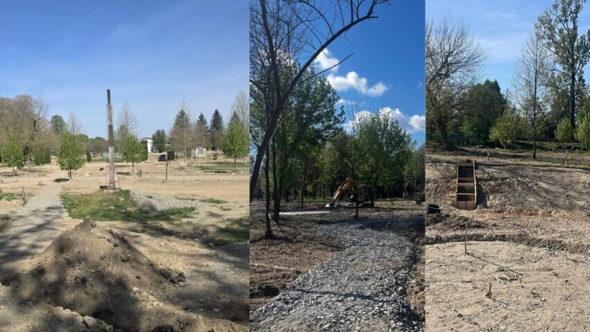 Parcul Teiuș din Caransebeș, modernizat cu fonduri europene de 27 de milioane de lei. Primele rezultate, vizibile din toamnă