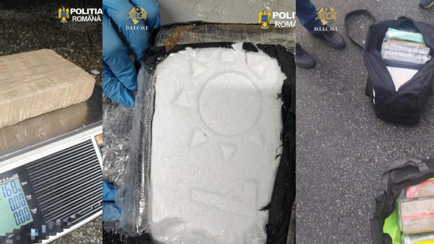 Bărbat prins în flagrant cu 30 de kilograme de cocaină