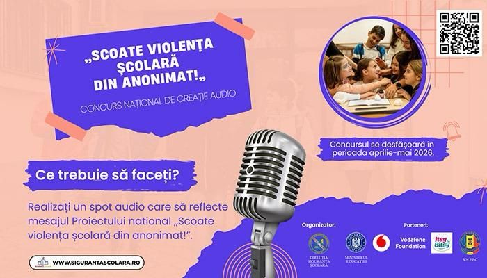 Scoate violența școlară din anonimat!