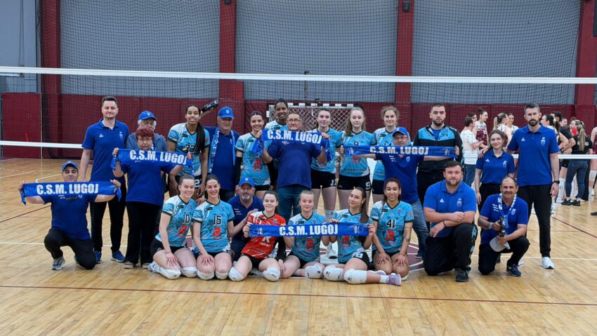 Echipa de volei CSM Lugoj, la bilanţ. Dan Brudiu: “Ne-am fi dorit să fim o poziţie mai sus în clasament”