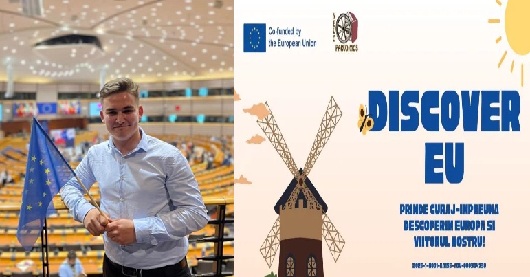 Darius Lăpădat: tânărul din Caraș-Severin care vrea să deschidă Europa pentru elevii din mediul rural