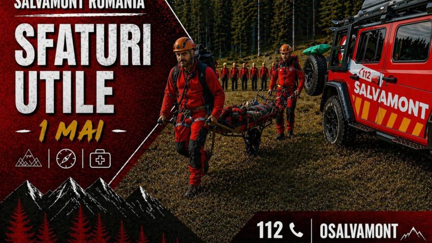 Minivacanţa de 1 Mai la munte? Salvamont mobilizează sute de salvatori și transmite reguli esențiale pentru turiști
