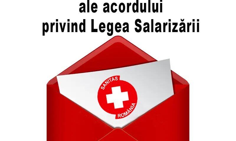 Scrisoare deschisă Sanitas: Sindicatul din Sănătate cere să fie inclus în negocierile pentru noua lege a salarizării unitare