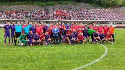 CSM Reșița 100 – Centenarul unei mari iubiri! Legendele Banatului și Guardia Ultra au făcut spectacol în Valea Domanului