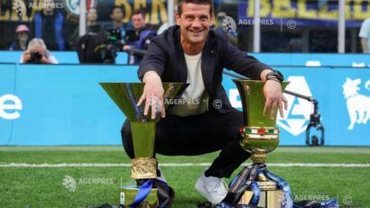 Cristian Chivu, desemnat antrenorul sezonului în Serie A după dubla istorică reușită cu Inter Milano