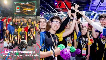 Echipa de robotică Velocity din Brăila a câștigat Campionatul Mondial FIRST Tech Challenge de la Houston