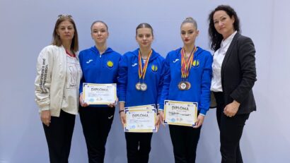 Gimnastică ritmică: sportivele de la CSS Reşiţa şi-au reconfirmat valoarea la Naţionalele Şcolare