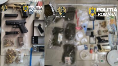 25 de persoane reținute după 43 de percheziții în Caraș-Severin, într-un dosar de trafic de droguri și grup infracțional organizat