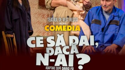 Teatrul de Vest propune duminică un spectacol al unui laureat Nobel, Dario Fo!