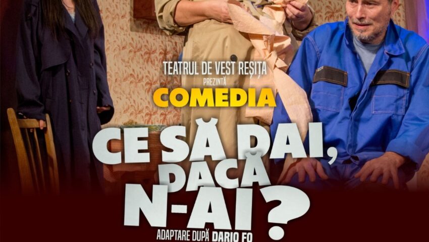 Teatrul de Vest propune duminică un spectacol al unui laureat Nobel, Dario Fo!