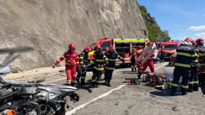 UPDATE: Accident mortal pe DN6, între Drobeta Turnu Severin şi Orşova