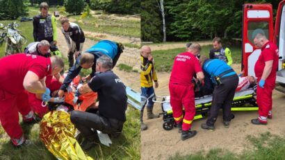Motociclist austriac, rănit pe Semenic. Jandarmii montani din Văliug au intervenit într-o zonă greu accesibilă