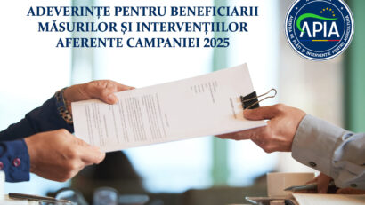 APIA Caraș-Severin eliberează adeverințe pentru credite destinate fermierilor în Campania 2026