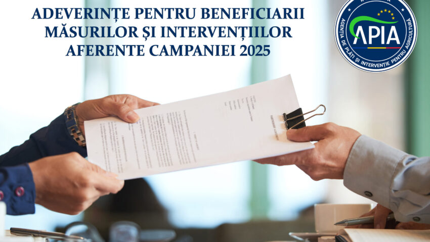 APIA Caraș-Severin eliberează adeverințe pentru credite destinate fermierilor în Campania 2026