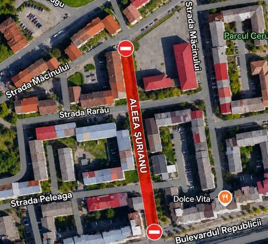 Trafic închis temporar pe Strada Șurianu din Reșița. Încep lucrările de modernizare în Govândari