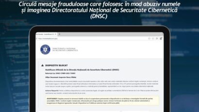 Campanie de fraudă online folosind numele DNSC