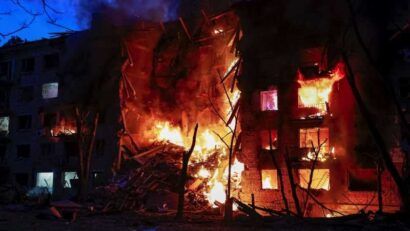 Patru morți și zeci de răniți după bombardamente masive asupra Kievului