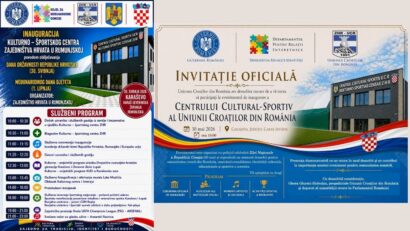 Centrul Cultural-Sportiv al Uniunii Croaților din România se inaugurează la Carașova, pe 30 mai 2026