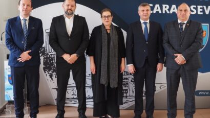 Noul consul al Germaniei la Timișoara, ES Anja Zougouari, vizită oficială la Reșița: educația în limba germană și investițiile, pe agenda discuțiilor