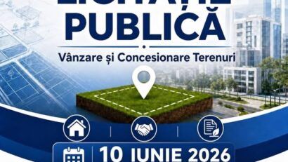 Primăria Reșița scoate la licitație terenuri și imobile din mai multe zone ale municipiului